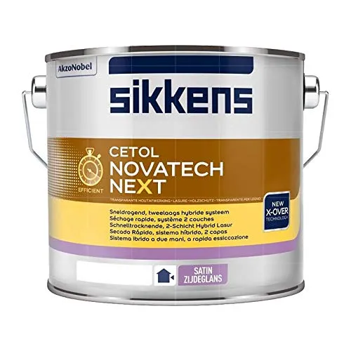 SIKKENS CETOL NOVATECH NEXT - 5 LTR (009 EICHE DUNKEL) - Hochwertiger Holzschutzlack in Eiche Dunkel, ideal für langlebige und wetterfeste Oberflächen. Perfekt für Gartenmöbel und Holzverkleidungen.
