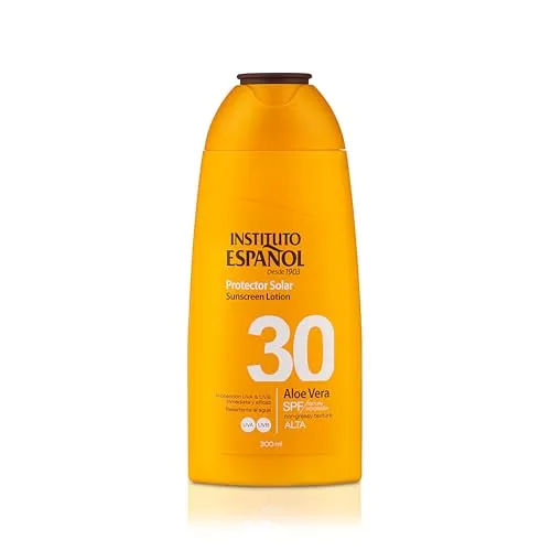 Instituto Español Sonnenschutzlotion Aloe Vera Spf30 300 ml - Vielseitige Sonnenschutzlotion für die tägliche Körperpflege. Leicht aufzutragen und ideal für alle Hauttypen. Praktisches Format für unterwegs und perfekten Schutz bei Sonne.