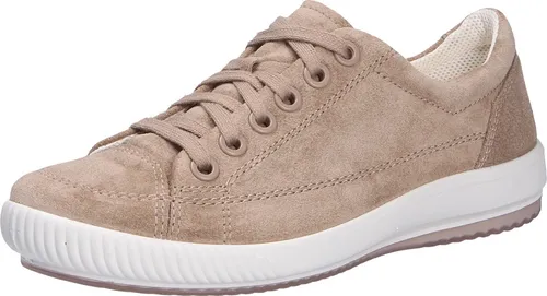 Legero TANARO 5.0 Damen Schnürschuhe Beige 42 1/2 EU - Halbschuhe aus hochwertigem Veloursleder mit herausnehmbarem Lederfußbett für optimalen Tragekomfort und individuelle Anpassungsmöglichkeiten.