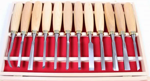 Schnitzwerkzeug 12-tlg Schnitzsatz