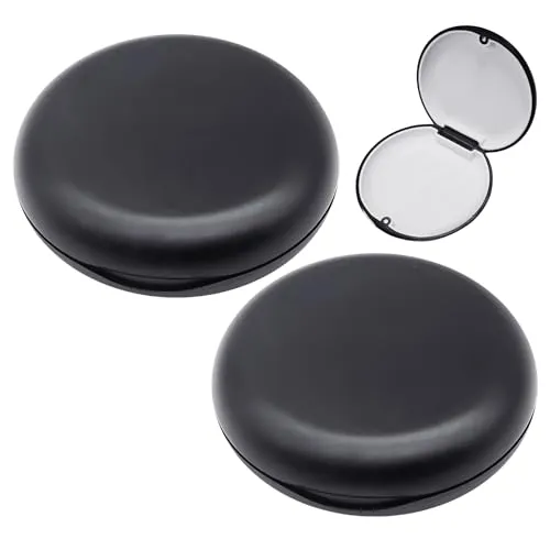 Stück Dentalboxen, Prothesen-Aufbewahrungsbox, Retainer-Aufbewahrungsbox, feste Box-Aufbewahrungsbox, Mundschutz-Aufbewahrungsbox, Zahnschleif-Staubbox (schwarz) 2