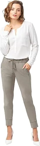 St.Ann Roxana Jogg-Pants - Ultra Light High-Teg-Bi-Stretch - Damen-Hosen, ultra leichte Schlupfhose im Jogg-Pant Style mit hohem Bund und Tunnelzug für optimalen Komfort und schmalem Bein.