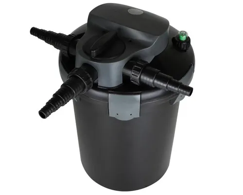 KERRY Teichfilter Druckfilter Bio 9000 L/H, Teichfilter mit UV Lampe, Filteranlage