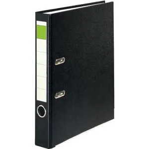 Falken Ordner 10077964, PP, A4, 5cm, Kunststoffordner, schwarz