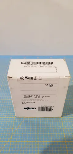 WAGO 787-1664 Elektronischer Schutzschalter 24 V/DC 10A - SPS-Ein-/Ausgangsmodule, zuverlässiger Schutzschalter mit 240W Leistung für sichere Steuerungen in Automatisierungssystemen