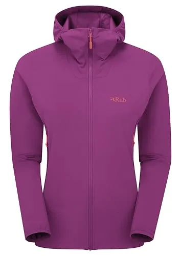 Rab Damen Borealis Hoodie Jacke, plum, XL