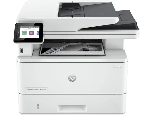 HP LaserJet Pro MFP 4102fdn - Schneller Multifunktionsdrucker - Drucker für Schwarz-Weiß-Dokumente, bietet hohe Druckgeschwindigkeit und vielseitige Funktionen für effizientes Arbeiten im Büro.
