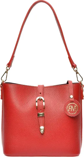 Roberta M_Bucket bag_AW25 RM 132T_ROSSO
