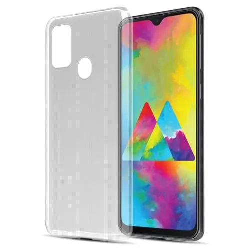 Cadorabo Hülle kompatibel mit Samsung Galaxy M21 / M30s Hülle Silikon Handyhülle für Galaxy M21 Case aus [Nie vergilben Technologie], Kratzfeste Schutzhülle für Samsung Galaxy M21 - VOLL TRANSPARENT
