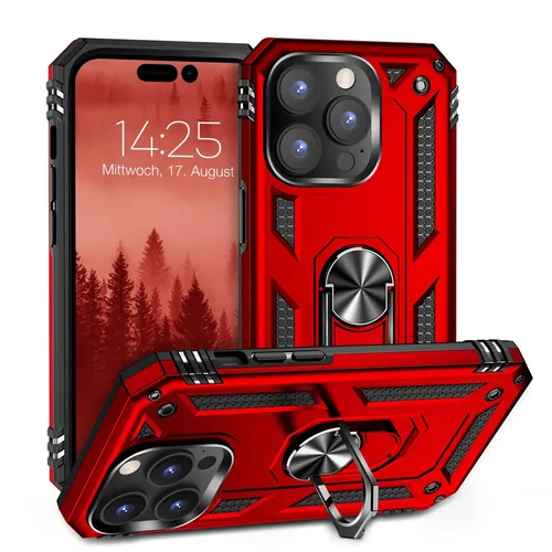 Handy Hülle für Apple iPhone 14 Pro Handyhülle Schutz Cover Case Rot