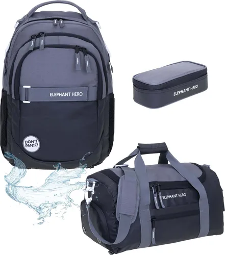 ELEPHANT Schulrucksack Hero Signature Set, 3-tlg. von Elephant