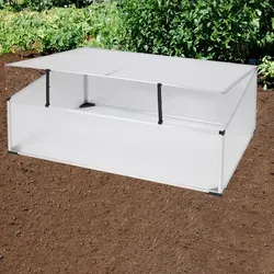 Frühbeet Alu 100x60x40cm