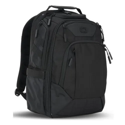 OGIO Unisex Renegade DNA Backpack, Schwarz – Robuster Rucksack für Alltag und Reisen - Tagesrucksäcke mit 27 l Volumen aus 100 % recyceltem Polyester und bruchsicherer Tresortasche – ideal für umweltbewusste Abenteurer.