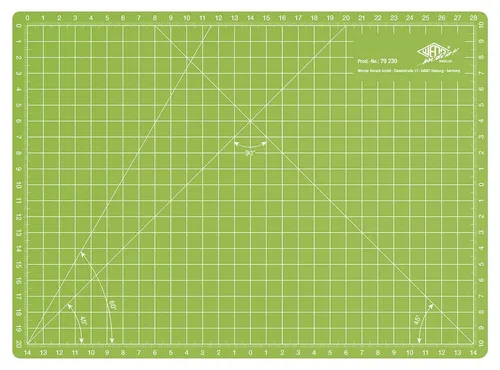 WEDO Schneide- & Bastelmatte Comfortline DIN A4 grün von Wedo
