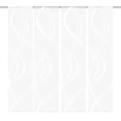 Xxxl Flächenvorhang Weiß 4-teilig in weiß von Schmidt