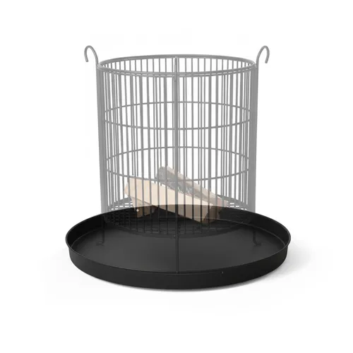 Bodenplatte Feuerkorb Ascheschale Feuerschale Unterlage Feuerschutzplatte Stahl