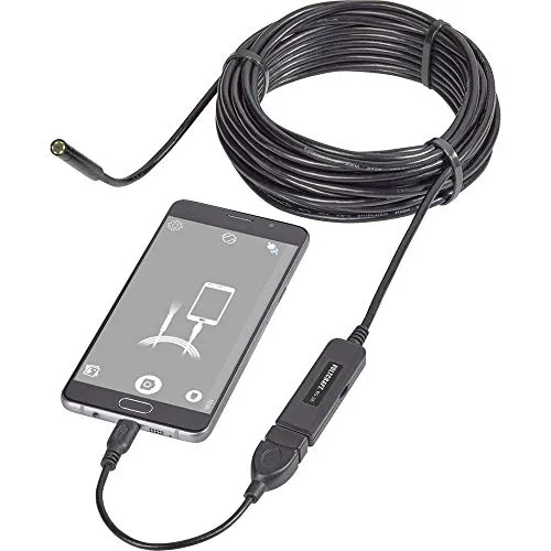 VOLTCRAFT VC-8919590 USB-Endoskop - Elektrische Messgeräte mit 9,85 m langer Sonde und LED-Beleuchtung für klare Bilder und Videos. Ideal für schwer zugängliche Bereiche.