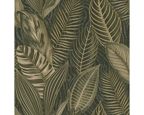 Rasch Vliestapete Vinyltapete mit exotischem Blattmotiv von Rasch