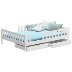 CADANI Kinderbett LARS 200x90 cm in weiß von CADANI