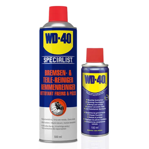 WD-40 SET Bremsen- und Teilereiniger 500 ml & Multifunktionsprodukt 150 ml