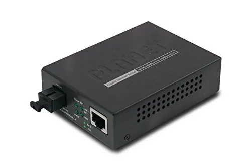 Planet Medienkonverter Singlemode BiDi WDM 10/100/1000Base-TX zu 1000Base-LX SC Bis zu 15km Tx1310nm / R... (GT-806A15)