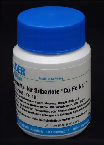 Produktbild 100g Flussmittel für Silberlote Felder CuFe Nr.1 Stahl Edelstahl Kupfer Messing