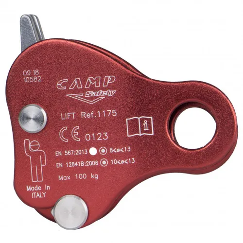 CAMP Lift Ascender blue 2020 - Effiziente Steigklemme - Steigklemme aus Aluminium für Seile von 8 bis 13 mm Durchmesser, ideal für sicheres Klettern unter allen Bedingungen. Gewicht: nur 95 g.