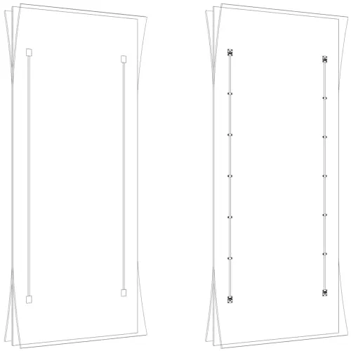 Ausrichtbeschlag für 1 Türe, Türhöhen 1215-1775 mm von HAWA