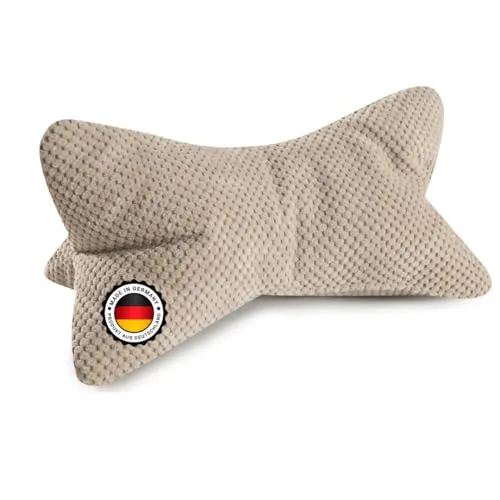 Bonvionn Leseknochen Ole - Ergonomisches Kissen für Bücher und Tablets - Kissen für Leseratten: Ergonomische Form, flexible Stütze für Bücher, E-Books oder Tablets. Ideal für entspanntes Lesen im Liegen.