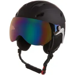 CMP WA-2 Ski Helmet with Visor Nero M - Fahrradhelme mit optimalem Schutz dank ABS/EPS-Konstruktion, leicht und atmungsaktiv für höchsten Tragekomfort auf der Piste.