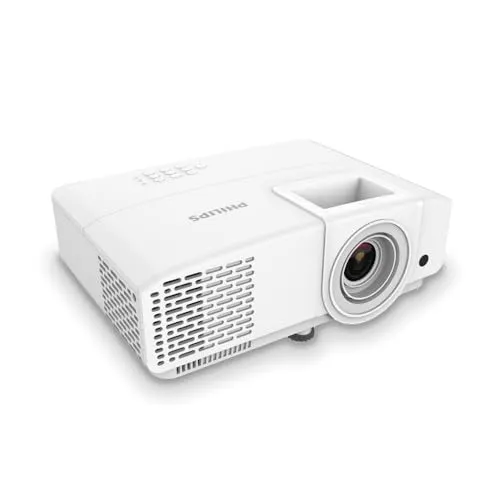 Philips ProPix 650 | Hochleistungs WXGA Beamer mit 4000 ANSI Lumen - Beamer: Der Philips ProPix 650 bietet brillante Bildqualität mit 4000 ANSI Lumen und einer Lebensdauer von bis zu 10.000 Stunden im Eco-Modus – ideal für Präsentationen und Heimkino.