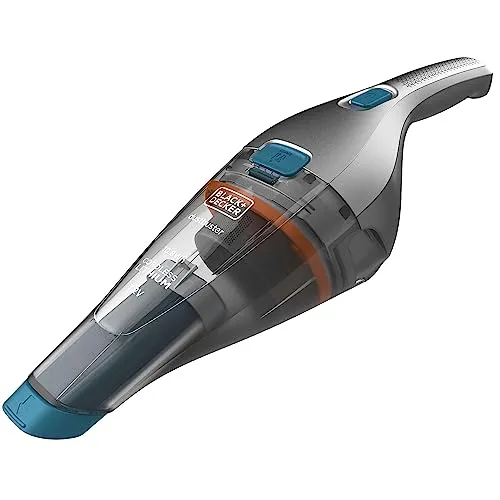Black+Decker Handstaubsauger Dustbuster NVC215WA - kabelloser 7,2V Staubsauger in Kobaltblau, mit Fugendüse und Polsterbürste für mühelose Reinigung überall