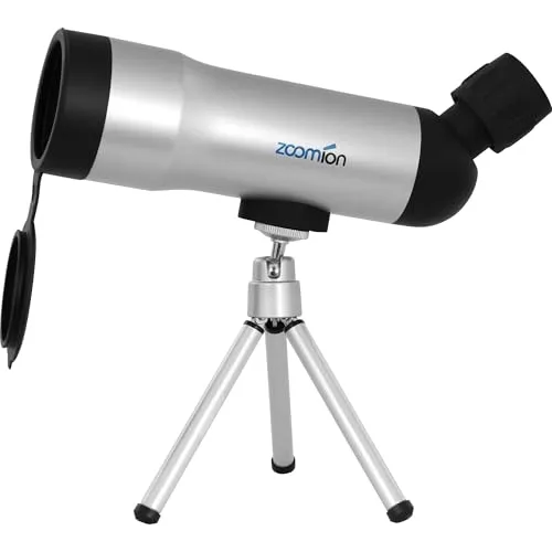 Zoomion Fox Spektiv 20x50mm | für Vogelbeobachtung und Sportschützen | Kompakt und spritzwasserfest | inklusive Stativ & Halterung | mehrfache Linsenvergütung
