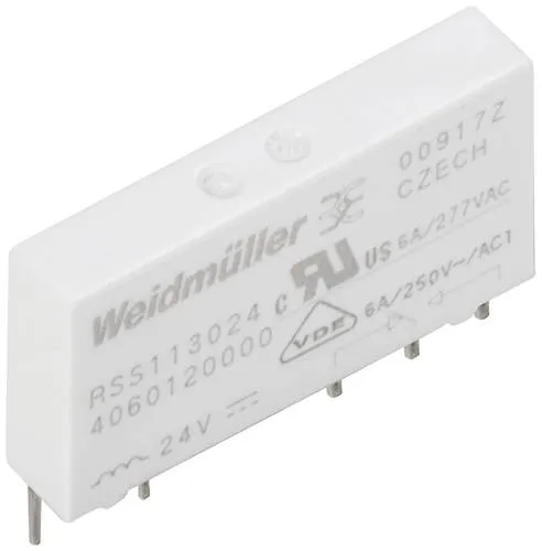 Weidmüller RSS113024F Steckrelais 24 V/DC - Relais mit 6A Schaltleistung und 1 Wechsler, ideal für zuverlässige Automatisierungslösungen in der Industrie.