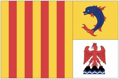 Aufkleber Sticker Flagge Fahne Frankreich - Provence Alpes Cote d´Azur Autoaufkl