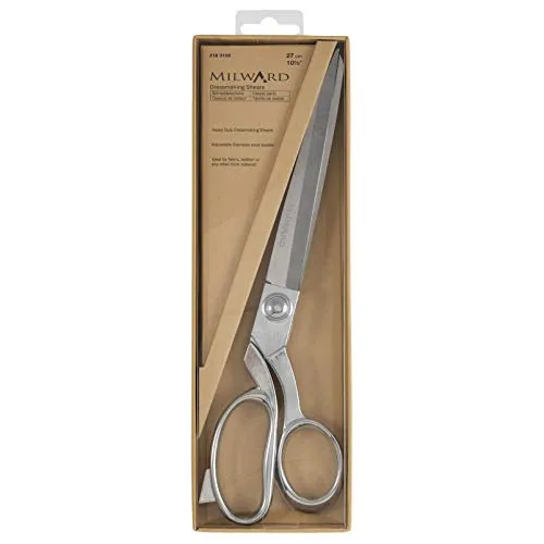 Milward Premium Steel Hochleistungs-Schneiderschere/Schere, 27 cm/10,5 Zoll, Silber