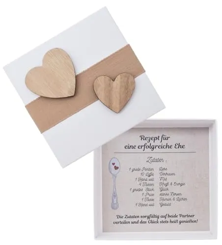 ZauberDeko Geldgeschenk Verpackung Hochzeit Gutschein Hochzeitsgeschenk Rezept für eine glückliche Ehe Geschenk zur Hochzeit