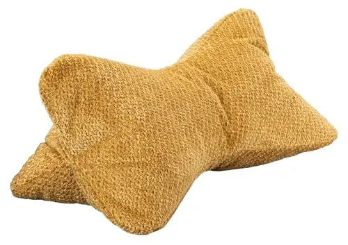 CozyKing Leseknochen Vinci Gold Nackenkissen Knochenkissen Nackenrolle Lesekissen Öko-Tex 100 Zertifiziert und 40°C waschbar