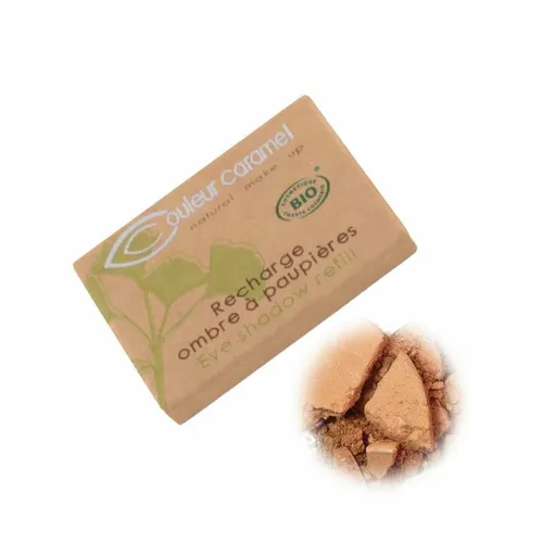Couleur Caramel Lidschatten Bio n° 055 Kupfer Perlmutt - Bio Lidschatten in Kupfer Perlmutt, vegan und feuchtigkeitsspendend für langanhaltende Farben und einen matten Effekt. Ideal für ein strahlendes Augen-Make-up!