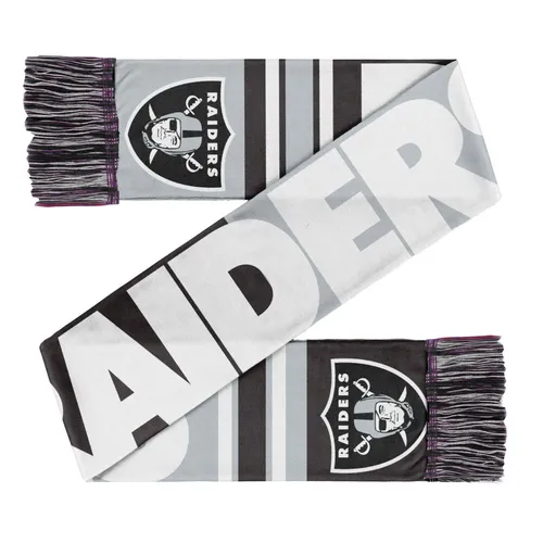 NFL Las Vegas Raiders Football Fanschal Schal Scarf Color Block Foco