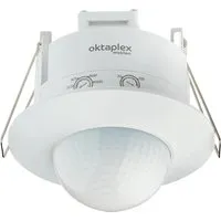 Oktaplex Sam 360° Infrarot Präsenzmelder Unterputz Bewegungsmelder Weiß