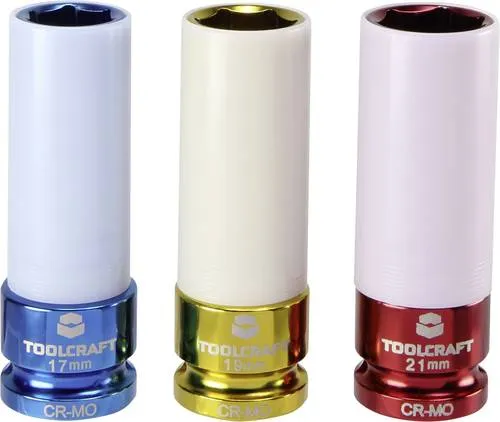 TOOLCRAFT Steckschlüssel-Schoneinsatz-Set 1/2