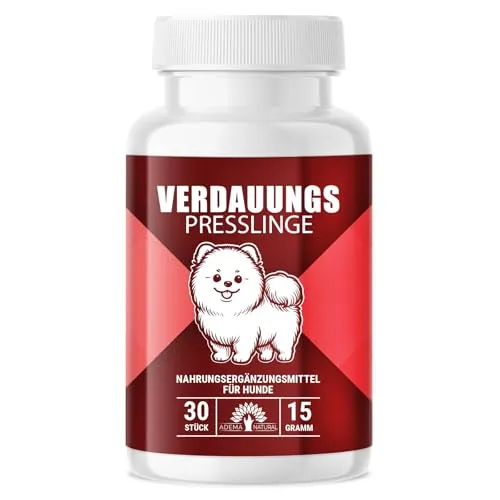 ADEMA NATURAL® Verdauungssnack Probiotika Hund – Unterstützung der Darmsanierung & Verdauung - Leckerli Hund, sanft bei Sodbrennen - Darmflora aufbauen, gesund und getreidefrei