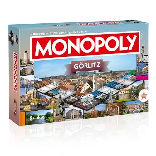 Monopoly Görlitz - Limitierte Edition 2025 - Gesellschaftsspiel mit einzigartigen Görlitz-Details, perfekt für Fans und Sammler. Erlebe die Stadt auf spielerische Art!