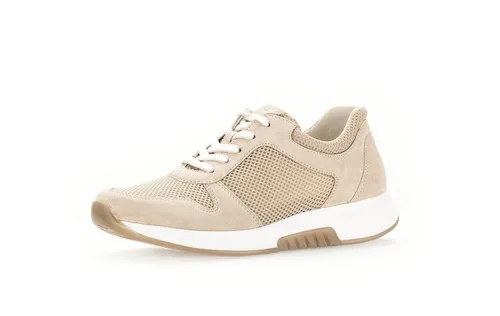 Gabor Sneaker für Damen - Moderne Low-Top Sneaker von Gabor mit herausnehmbarem Wechselfußbett für individuellen Komfort. Ideal für einen aktiven Lebensstil und gefertigt aus hochwertigem Textil mit flacher Laufsohle.