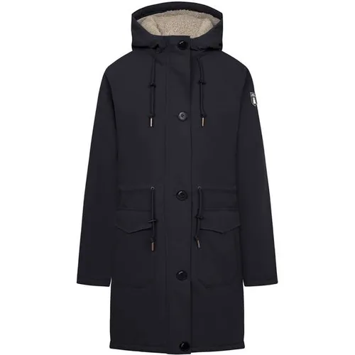 Derbe Winterjacke Festholm – Wasserabweisend & Winddicht in Blau, Größe 42 - Robuste Winterjacke für kalte Tage. Mit winddichtem Material und warmen Polyesterfüllung ideal für den täglichen Einsatz. Praktische Eingrifftaschen bieten zusätzlichen Komfort.