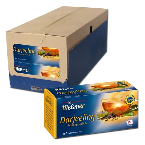  Meßmer Tee Darjeeling, 12 Packungen je 25 Teebeutel 37,01€/1kg