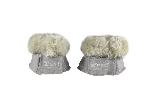 EQuest Hufglocken Hufglocke Melange speziell für Mini-Shettys, 2er Set - Grau