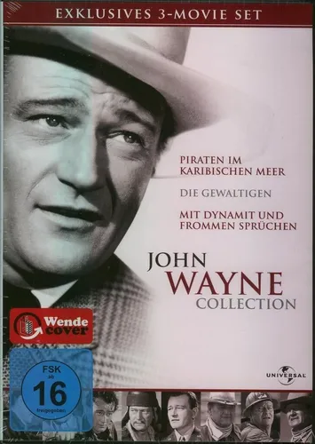 DVD JOHN WAYNE COLLECTION: Piraten im... / Gewaltigen / Mit Dynamit... ++NEU