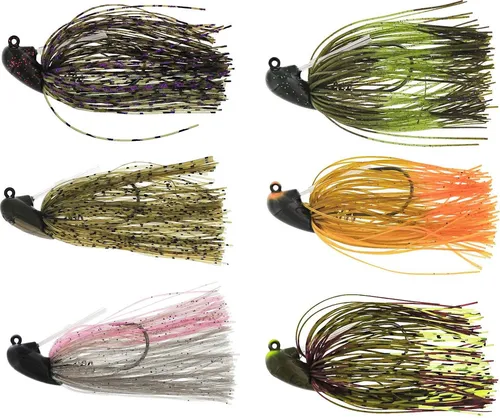 Westin Slide-Up Rubber Jig Tungsten - Jigkopf, Gewicht:14g, Größe:Gr. 3/0, Farbe:Green Pumpkin / Chartreuse
